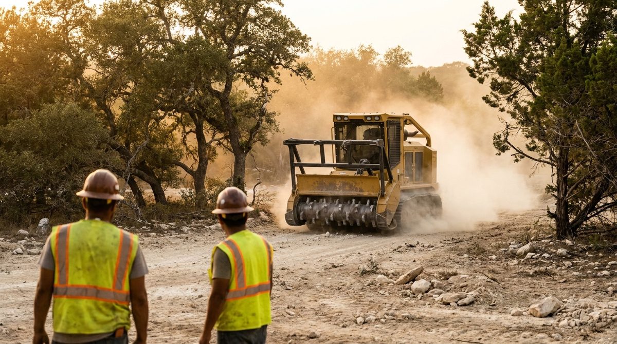 Job Site Video — Forestry Mowing, Texas Hill Country