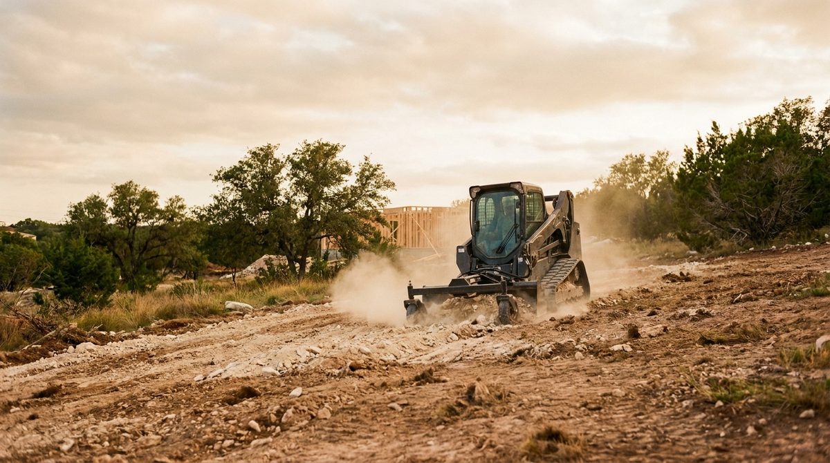 Grading & Drainage in Progress